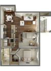 Donaldson Floor Plan Donaldson Floor Plan at Heritage Cove, Stuart, FL